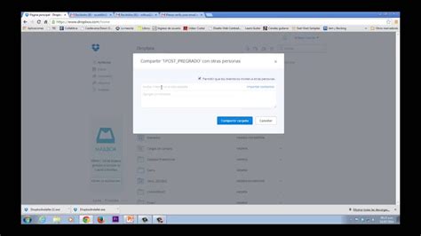 Dropbox C Mo Compartir Una Carpeta En Dropbox Youtube