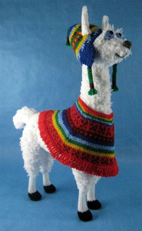 Knitted Llama Pattern Free Save The Drama Llama Is The Knit Version Of