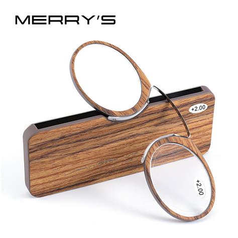 Thin Stripe Optical Sos Pince Nez Style Nose Resting Pinching Reading Merry S Official Store