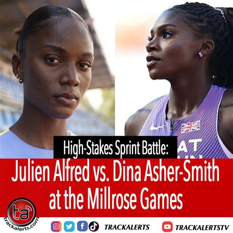 Julien Alfred Set To Challenge Dina Asher Smith In Millrose Games