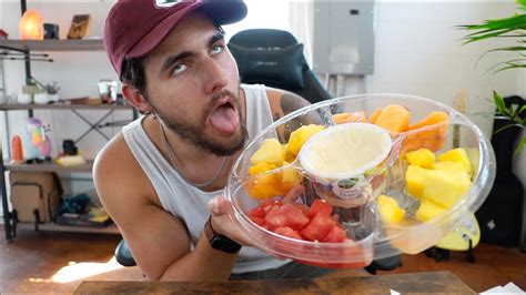 Asmr Sweet Fruits And Cream Mukbang Chill Ramble Wet Intense Eating Sounds Youtube