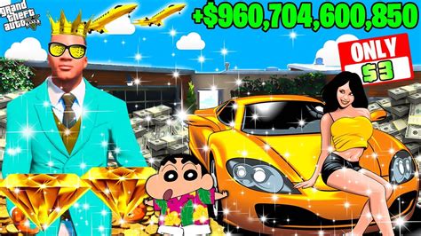 FRANKLIN POOR LIFE TO RICH LIFE AND SHINCHAN EARN 1000 000 000 IN GTA