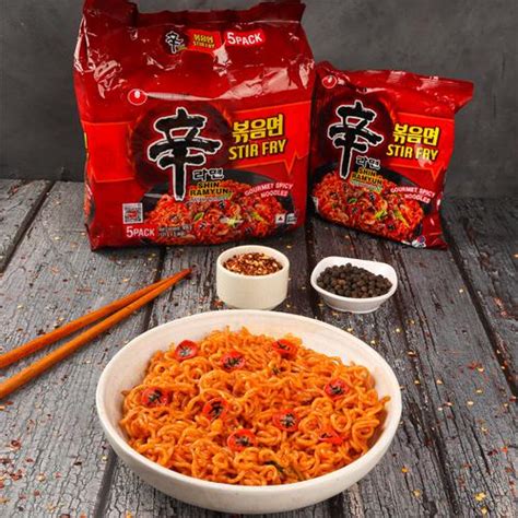 Buy Nongshim Shin Ramyun Stir Fry Noodles Gourmet Spicy Online At