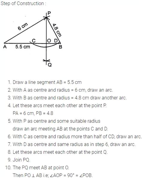 Selina Concise Mathematics Class 8 Icse Solutions Chapter 18 Constructions Cbse Tuts