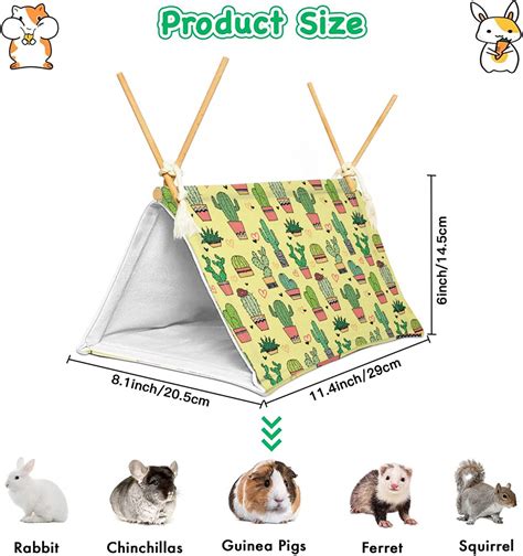 Bearded Dragon Tent Bedcactus Pattern Reptile Bearded Dragon Cage