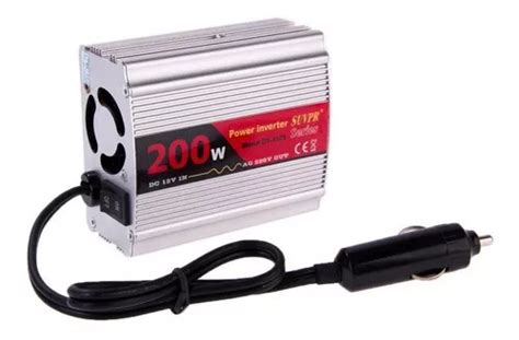 Conversor Inversor Tensión 12v 220v Potencia 200w Auto Adapt Cuotas