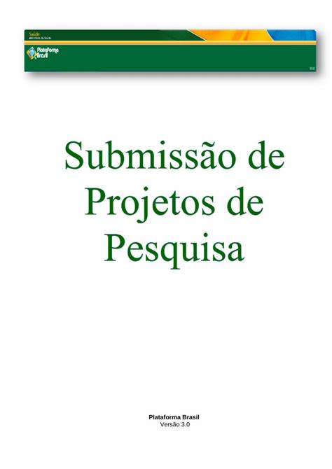 PDF Plataforma Brasil Versão 3 nisacs files wordpress 8 NOVA