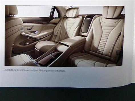 Mercedes Benz S Class Brochure Leaked The Truth About Cars