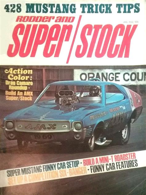 Custom Rodder January Super Stock Magazine Back Issue Custom