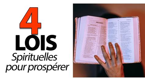 4 Lois spirituelles pour prospérer dans nos activités YouTube