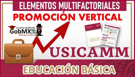 Elementos Multifactoriales Promoci N Vertical En Educaci N B Sica