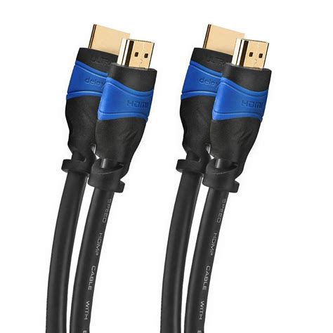 DeleyCON HDMI Kabel Set 2x 2m HDMI 2 0 1 4a Kompatibel ARC 3D 4K