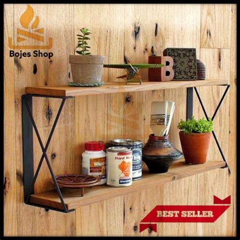 Jual Rak Ambalan Dinding Susun Minimalis Rak Kitchenset Bumbu Dapur