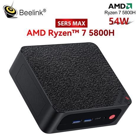 2023 Beelink SER5 MAX Ryzen 7 5800H Mini PC Windows 11 Pro AMD DDR4 16G