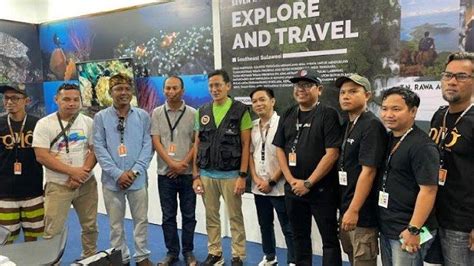 Sandiaga Uno Kunjungi Stand Sulawesi Tenggara Di Pameran Dxi