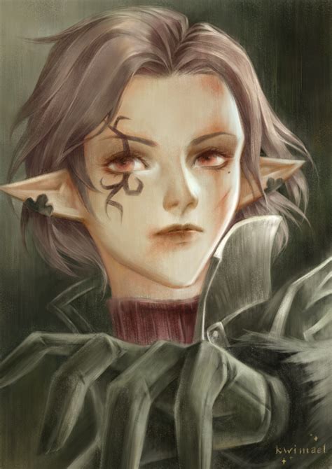 Elezen Portrait Rffxiv