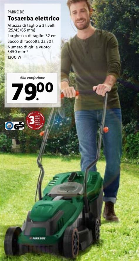 Parkside Tosaerba Elettrico Offerta Di Lidl