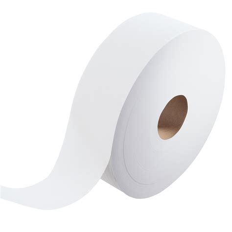 JRT Jumbo Roll Toilet Tissue 1 Ply 9 Dia 2000ft 12 Carton