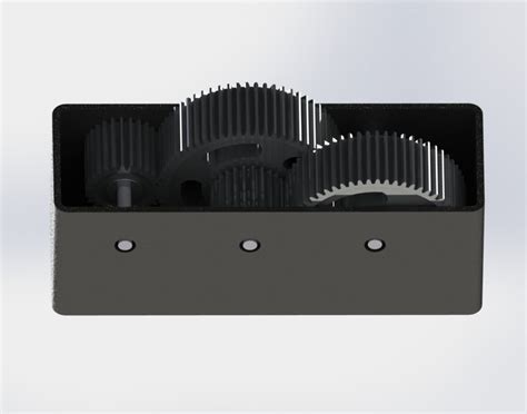 Stl File Gear Box ⚙️・3d Printing Template To Download・cults