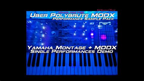 Uber Polybrute MODX Sample Pack Yamaha Montage Single Performances