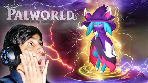 Caught Katress Purple Attact Ability Pokemon Palworld Gameplay