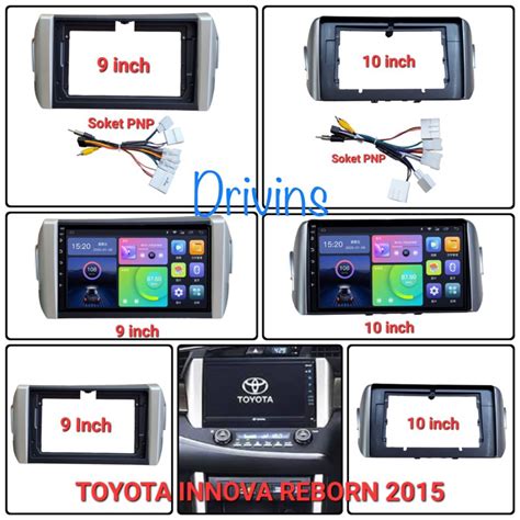 Jual Frame Head Unit Double Din Android Innova Reborn Inch Dan