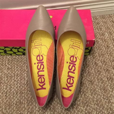 Kensie Shoes New Kensie Girl Nude Sharp Toe Flats 7 Poshmark