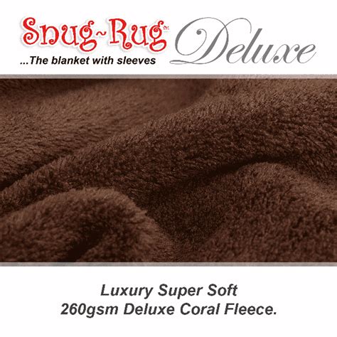 Snug-Rug Deluxe Blanket (Chocolate) - Snug-Rug® Super Soft Blankets, Throws, Towels & Hoodies