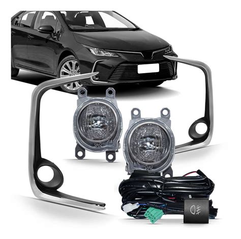 Kit Farol De Milha Led Toyota Corolla 2020 Molduras Parcelamento