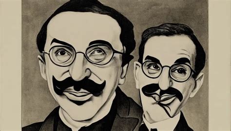 Art Nouveau Portrait Of Groucho Marx Stable Diffusion Openart