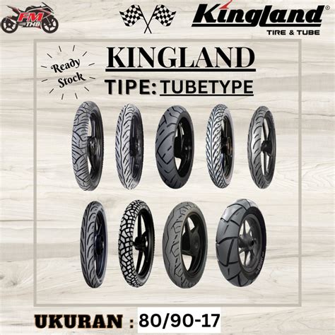 Jual Ban Kingland Tubetype Pilih Tipe Ban Ban Motor Matic