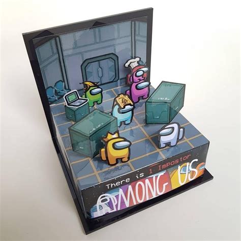 Among Us Papercraft Map Papercraft Essentials Images