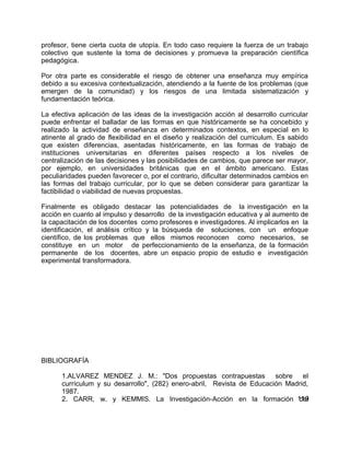 La Investigaci N Acci N Como Tendencia Pdf