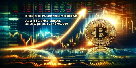 Bitcoin ETFs See Record Inflows As BTC Price Surges