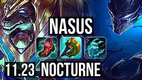 Nasus Vs Nocturne Jng Legendary Games Euw Master