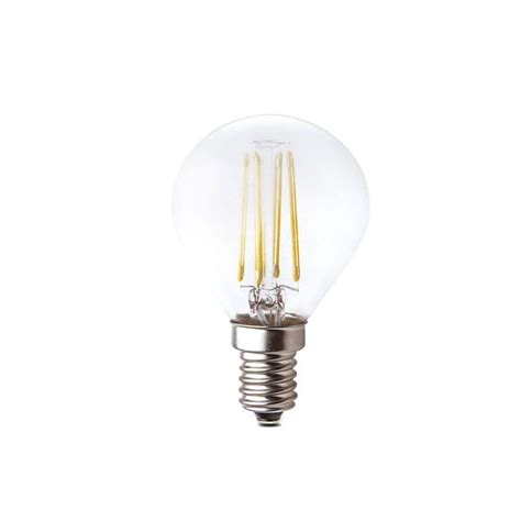 Żarówka Led E14 4w G45 Filament Kulka Biała Ciepła E14 Mały Gwint