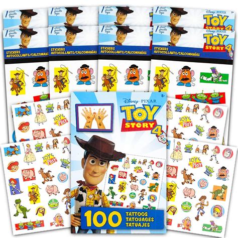 Disney Pixar Toy Story Juego De Calcoman As Y Tatuajes Para Fiestas