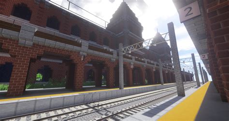 Minecraft Create Mod Train Station Schematic