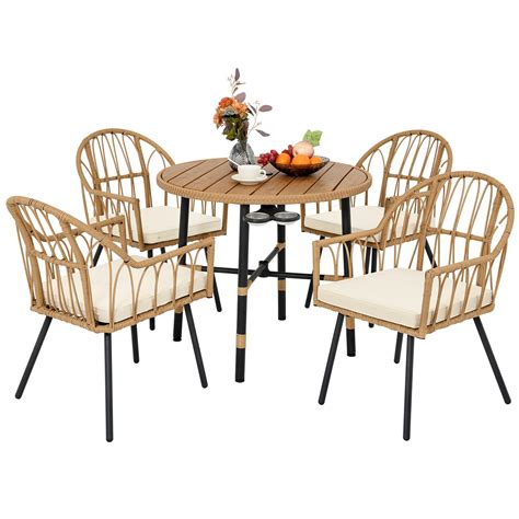 Buy Yitahome Pieces Outdoor Patio Dining Table Set All Weather