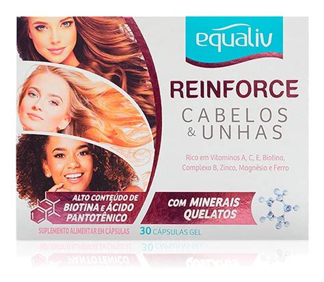 Reinforce Equaliv Cabelos E Unhas C Psulas Gel Mercadolivre