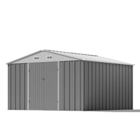 10x10 Metal Shed with Floor | Patiowell