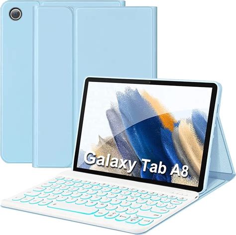 Wineecy Backlit Keyboard Case For Samsung Galaxy Tab A Tablet