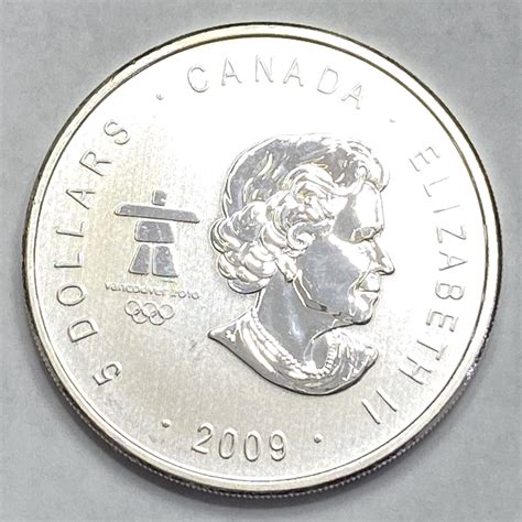 Roll 25 Coins 2009 Canadian Vancouver Thunderbird Olympic 1 Oz 9999