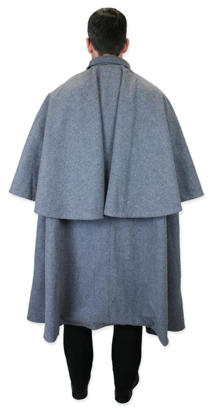 Inverness Cape Wool Gray