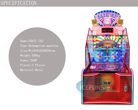 Crazy Cat Redemption Arcade Game Machine | ICEFUNS AMUSEMENT