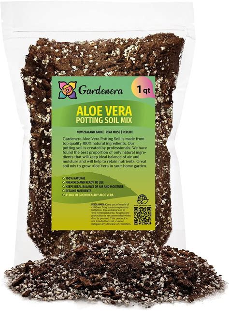 Premium Aloe Vera Potting Soil Mix 1 Quart Bag Walmart