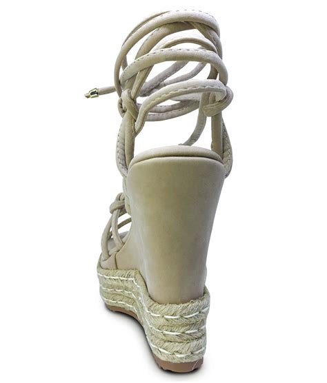 Plataforma Salto Alto Tran Ada E Amarra O Nude Carla Saboia