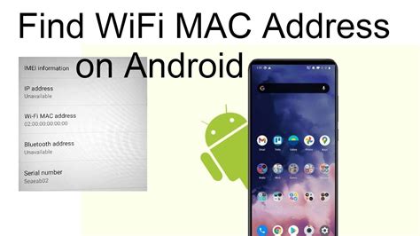 Get WiFi MAC Address In Android Device Find Wifi MAC Address YouTube