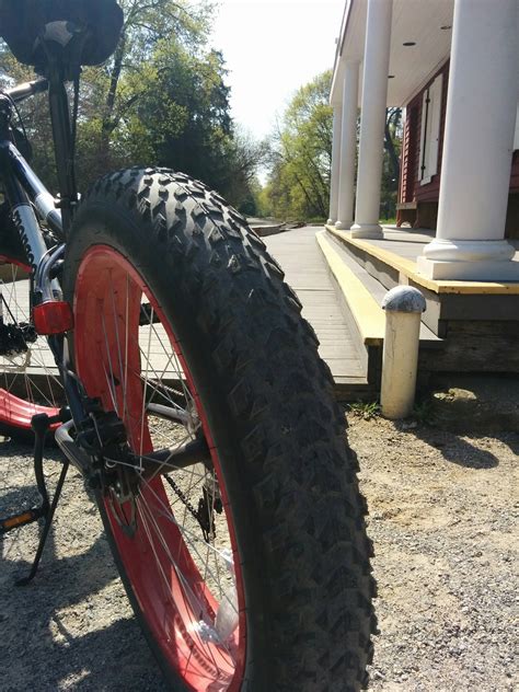 Rail trail in Pennsylvania : fatbike