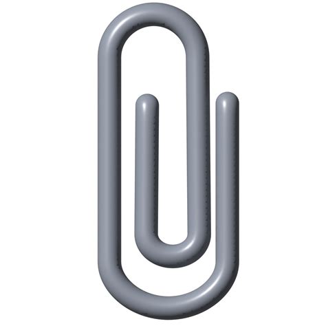 Paper Clip 3d Render Icon Cartoon Style 10257659 Png